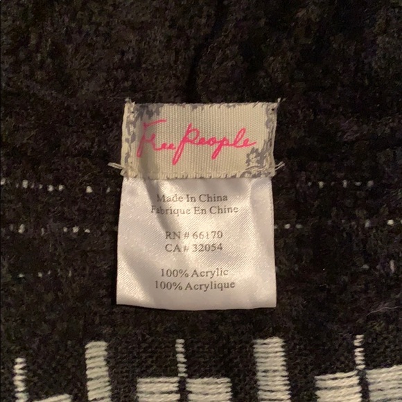 Free People hooded fringe poncho - Picture 4 of 6